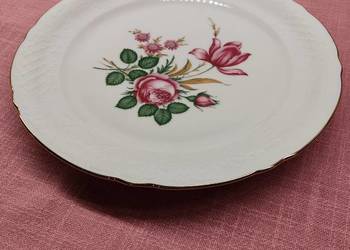 Talerz porcelanowy z kwiatowym wzorem Schumann Arzberg Germany Bavaria