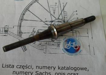 Ośka tylnego koła sachs301 SAXONETTE SPARTAMET