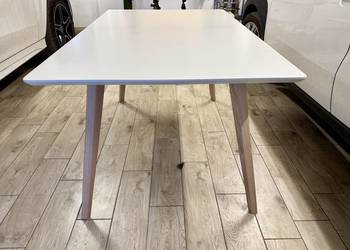 Stół biały w stylu skandynawskim do jadalni,salonu 140x90 rozkładany do 220