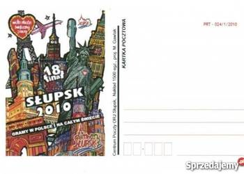 KARTKA POCZTOWA - KASZUBY - SŁUPSK 18 FINAŁ WOŚP 2010