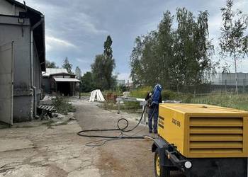 Piaskowanie mobilne malowanie proszkowe natryskowe