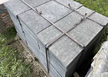 CZARNE PŁYTY CHODNIKOWE 40x40 gr 5 cm Granitowe Bazaltowe Labradoryt Granit