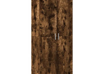Wysoka szafka przydymiony dąb 70x35x180 cm WM-3276662