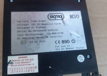 moduł sterujący fabrycznego systemu alarmowego Sigma M30 Subaru 081200099