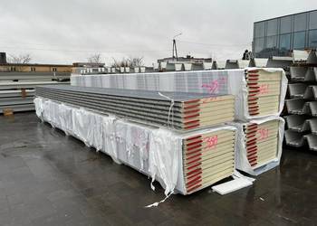 Płyty warstwowe ścienne, gr. 40mm-80mm, I GATUNEK