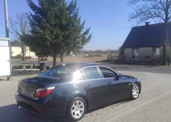 Zadbane  BMW E 60!Przed Lift,2007,Czarny,Skóry Miodowe,Rozrzad Przód!