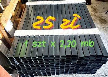 Słupki ogrodzeniowe 60x40 antracyt Tarnów