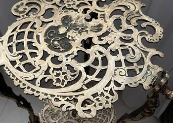 Stary kwietnik mosiężny w stylu secesji