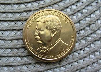 USA 1 Dolar 2013r - D - Theodore Roosevelt - Prezydenci