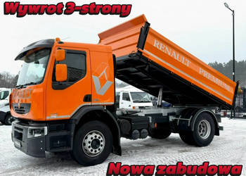 Renault PREMIUM 18.380 4x2 Wywrotka 3 stronna DMC 18ton LANDER Blokada Red…
