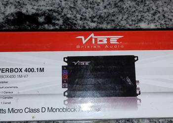 Nowy Vibe Powerbox 400. 1M-V7 - wzmaczniacz mono .