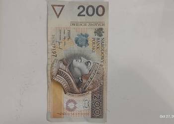 Banknot 200 zł DX z 1994 ładny Banknot 200 zł DX z 1994 ładny