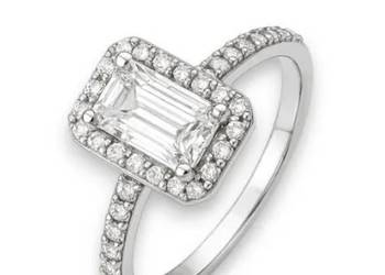 Pierścionek damski, rozmiar 20 + pudełko LED