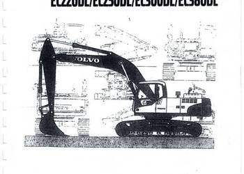 VOLVO EC220DL  EC250DL  EC300DL  EC380DL gąsienica DTR Instrukcja obsługi