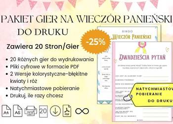 Gry na wieczór panieński, gry na baby shower, gry weselne, gry dla par pdf