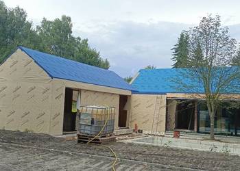 Dom 35m nowoczesna stodoła szkieletowy