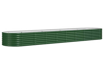 Podwyższona donica malowana proszkowo stal 368x80x36 cm WM-318928