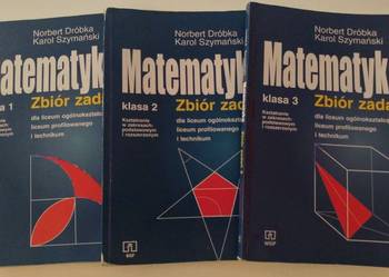 MATEMATYKA KLASA I II III LO - ZBIÓR ZADAŃ