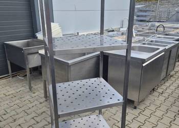Regał Ociekowy Gastronomiczny Stal Nierdzewna 4 Półki 60/67/180 M