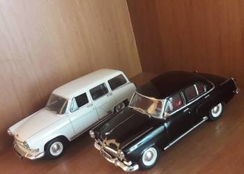 Wołga GAZ M21 i M22 kombi Kultowe auta PRL 1:43 Deagostini legendy CCCP