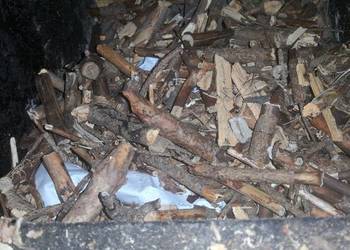 Rozpałka, zrębki, opał