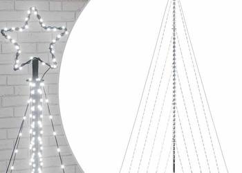 vidaXL Choinka LED 570 LED Zimna biel 399 cm(SKU:4016441)