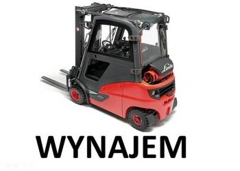 Wynajem wózek widłowy gazowy Linde H14T H16T kabina