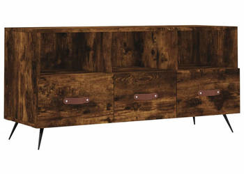 Szafka pod TV przydymiony dąb 102x36x50 cm WM-829009
