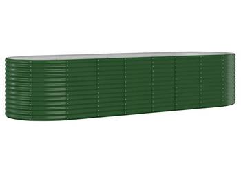 vidaXL Podwyższona donica, stal ocynkowana, 322x100x68 cm(SKU:319068)