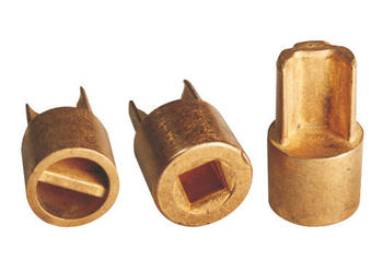 Adapter końcówka dolna rury napinającej na kwadrat na rurę 27mm