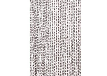Zasłona przeciwko owadom taupe i biel 118x220 cm szenil WM-4004892