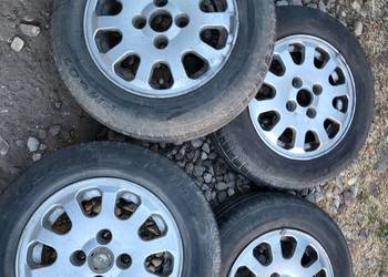 Koła felgi aluminiowe 4x100 borbet 165/70 13 et38 opony letnie matador vw