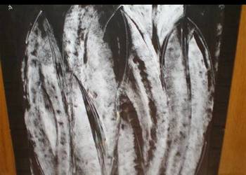 Zmrok - akryl na kartonie/ obraz/ malarstwo /