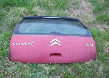 Citroen I C4 Tylna klapa z szyba czerwona
