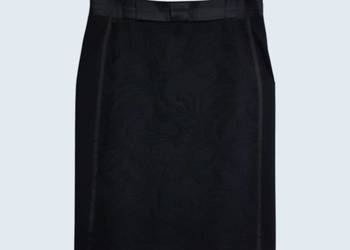 Damska spódnica klasyczna ołówkowa czarna Junyro 40/L