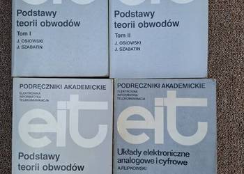 Podstawy teorii obwodów tom 1,2,3 , Układy elektroniczne, anologowe i cyf
