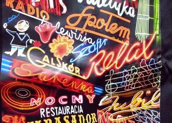 Polish Neon Art - torba bawełniana czarna