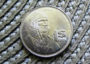 Meksyk 1 Peso 1985r - Ładna