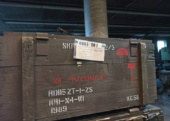 Skrzynia drewniana 80 x 60 x 40 wojskowa