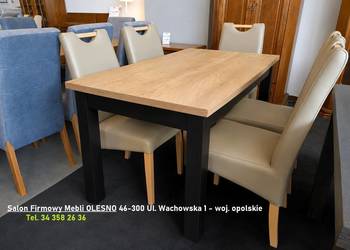 Nowy Stół Dębowy 135cm do Jadalni- Kuchni  WYPRZEDAŻ -50% Producent PYKA