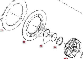 Fendt Vario 1038 1042 1046 1050 GEN 3 Tarcz Hamulcowa Regulacyjna Uchwyt F…