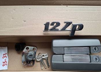 Fiat 127 - mk 1 -komplet klamek + zamek bagażnika