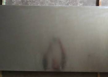 Blat stołu ze stali nierdzewnej, używany 159 x 69 x 4