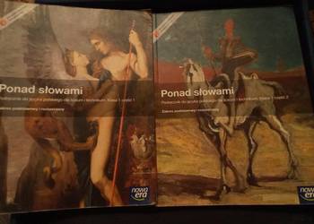 Ponad słowami część 1 i 2 + płyty podręcznik język polski. Cena za komplet!