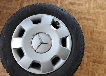 Oryginalne felgi 15"  stalowe i kołpaki Mercedes w169