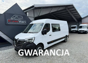 Renault Master max L3H2 7 osobowy brygadówka lift doka pełna opcja