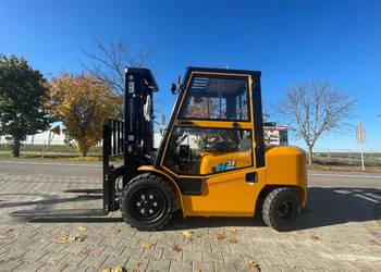 Nowy wózek widłowy z kabiną 3.5T duplex