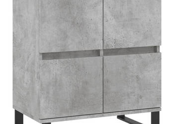 Szafki 2 szt. szarość betonu materiał drewnopochodny WM-3190185