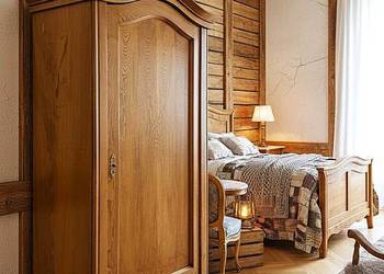 Wyjątkowa Jesionowa Szafa Ludwikowska 4 AntykiMarki.pl