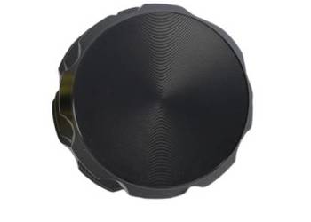 Crusher Grinder Młynek do Tytoniu Ziół Czarny z Chromowanym Wykończeniem